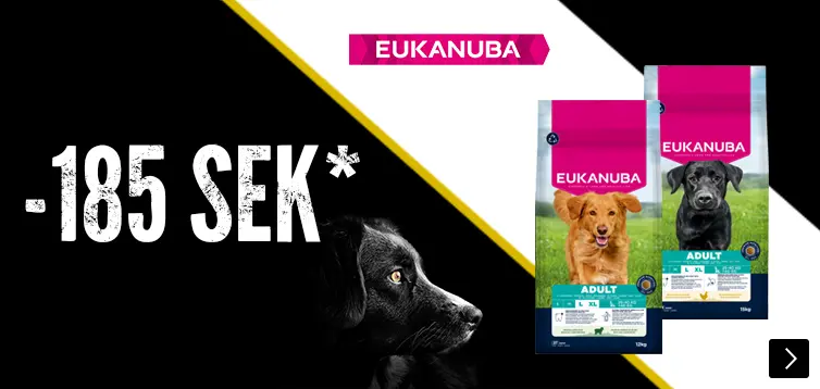 Eukanuba diverse grootverpakkingen € 16,00 korting